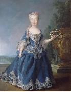 Alexis Simon Belle Portrait of Mariana Victoria of Spain oil